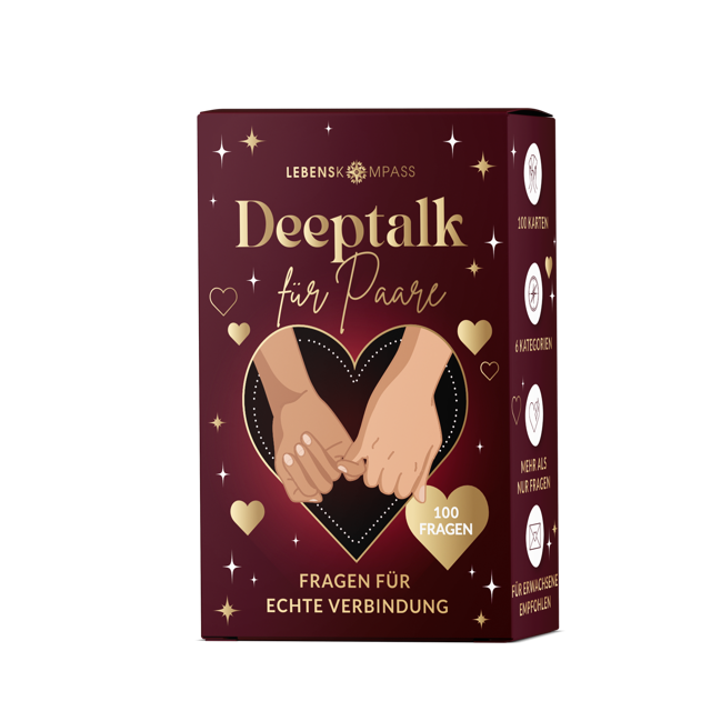 Deeptalk Paare - 100 Gesprächskarten für echte Nähe & Achtsamkeit