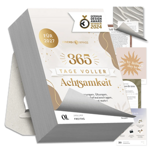 Abreißkalender 2027 - 365 Tage Achtsamkeit