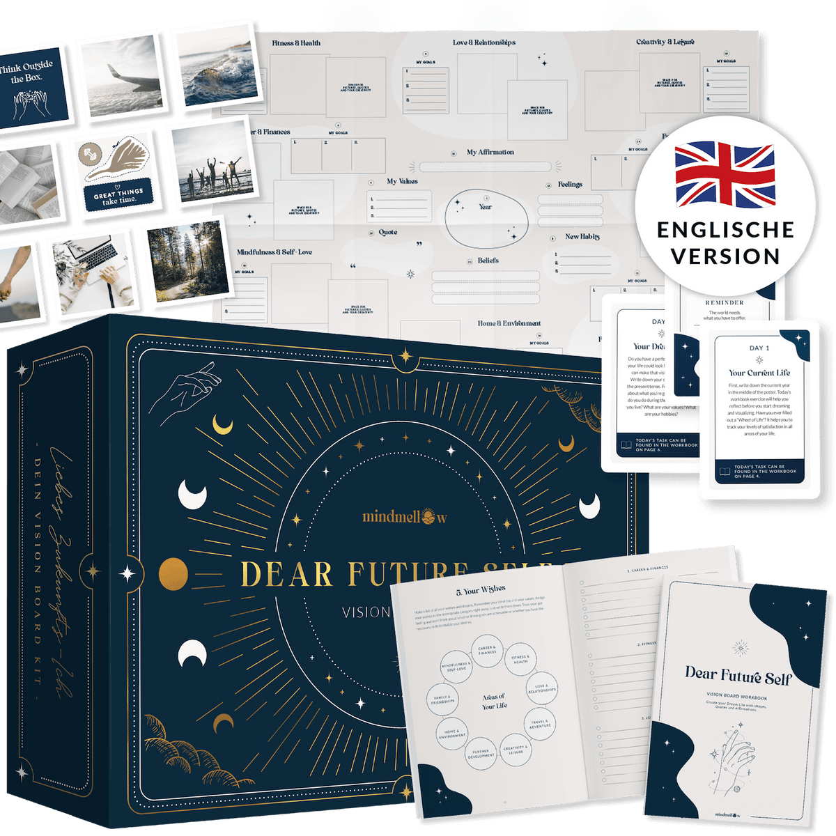 Vision Board Standard - Englische Version