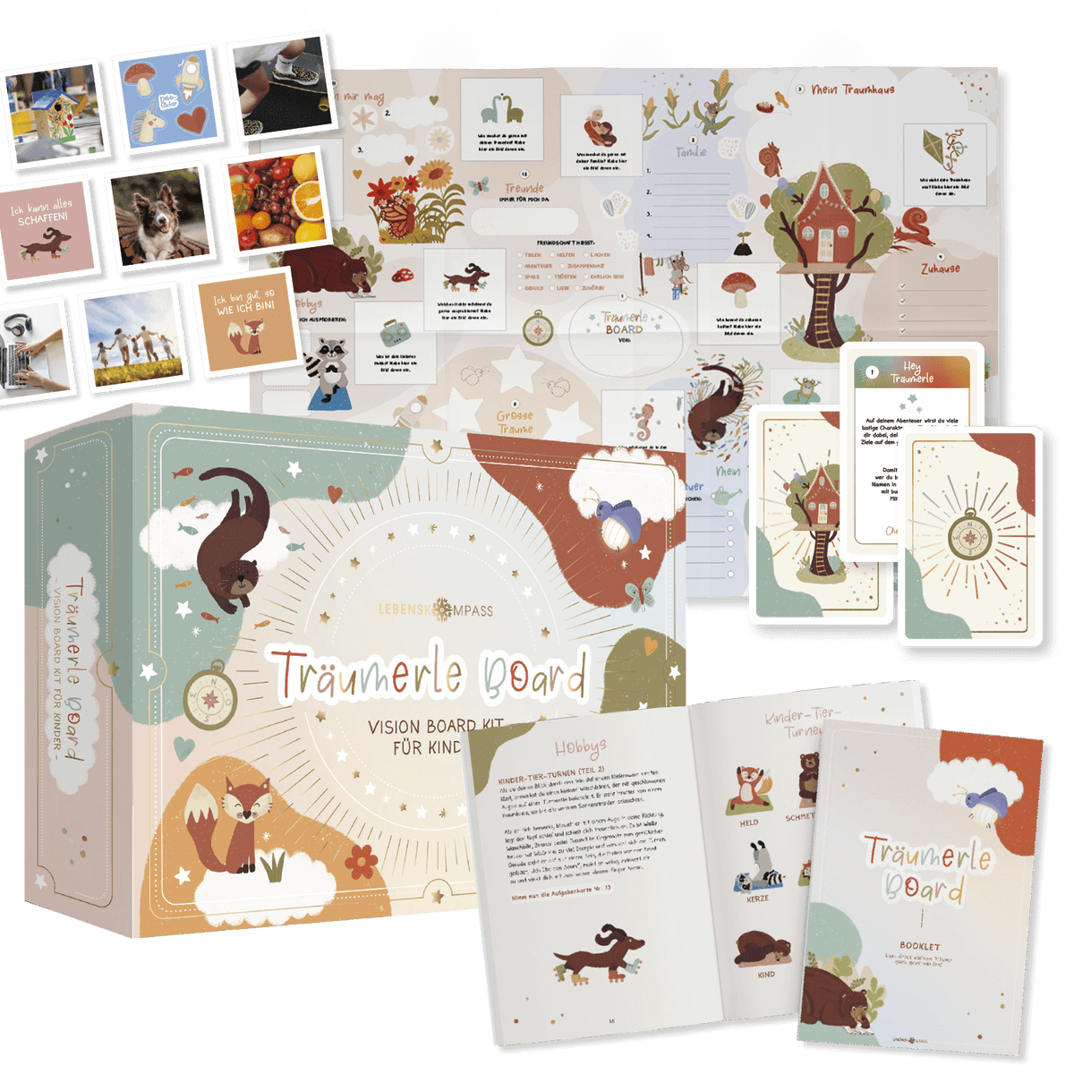 "Träumerle Board" - Das Vision Board Set für Kinder