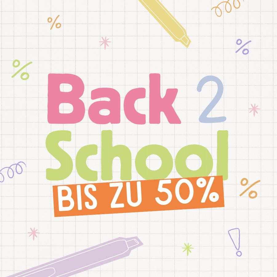 % Back 2 School Sale %