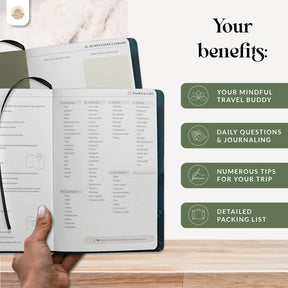 Reisetagebuch - DIN A5 - Englische Version