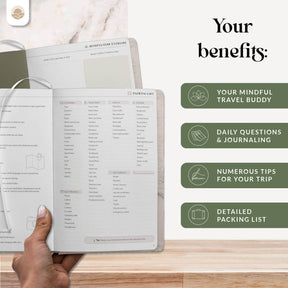 Reisetagebuch - DIN A5 - Englische Version