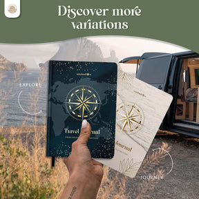 Reisetagebuch - DIN A5 - Englische Version