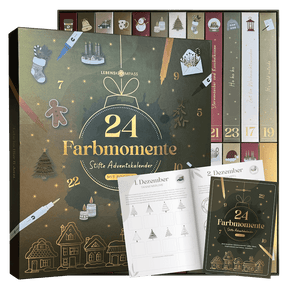 Kreativer Adventskalender mit 24 Stiften