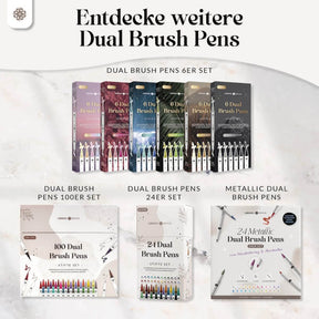 Dual Tip Art Marker - 40 bunte Alkohol Stifte