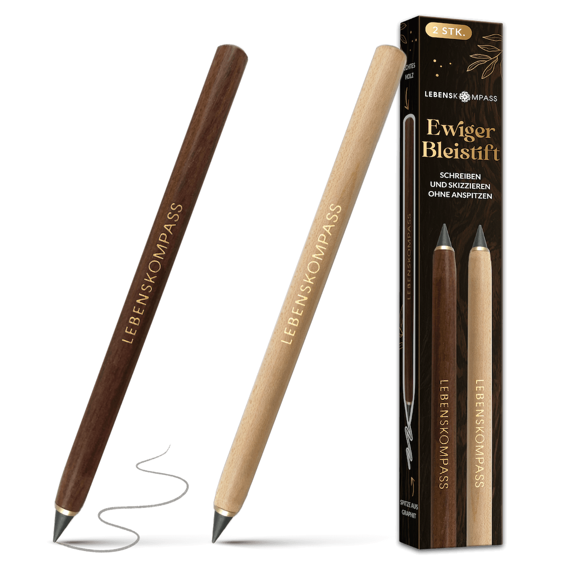 Ewiger Bleistift - 2er Set