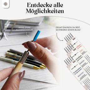 Kugelschreiber mit auswechselbarer Mine