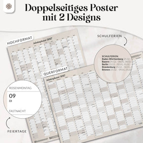 Jahresplaner 2027 - DIN A1 Posterkalender