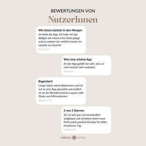 Reminder App 2.0 - Über 1000+ Sprüche & Affirmationen