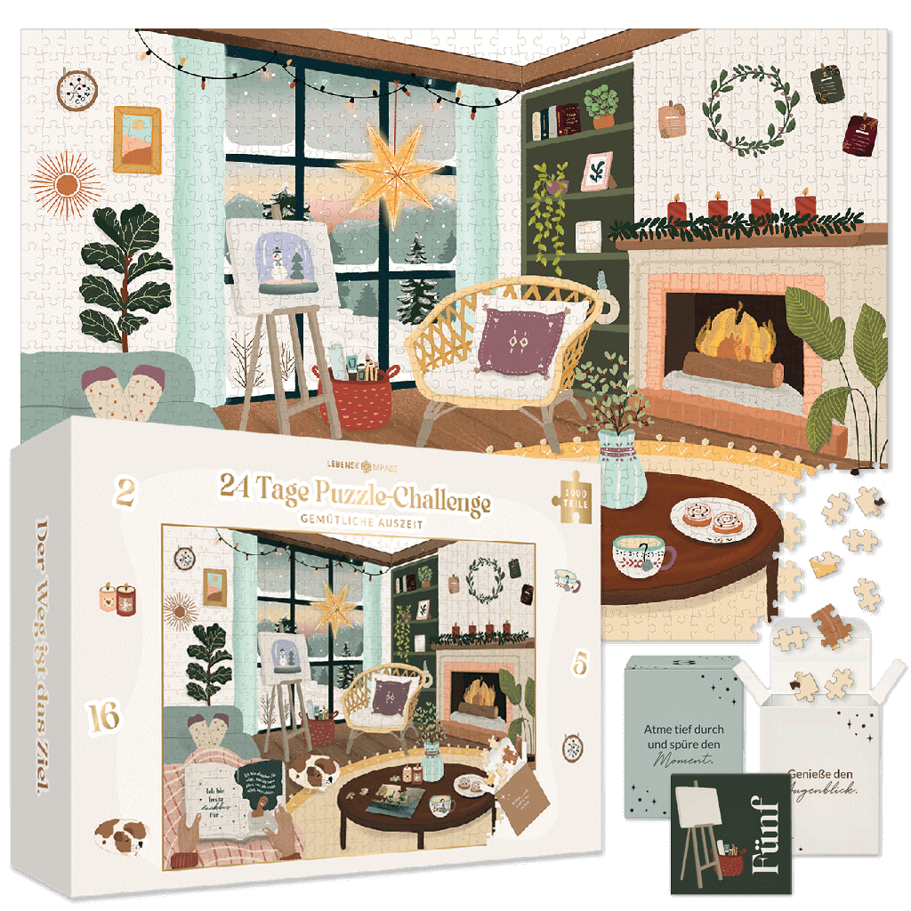 Adventskalender Puzzle - 24 Tage Puzzle-Challenge