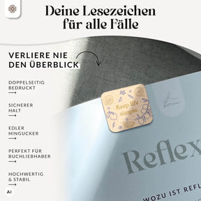 Magnetische Lesezeichen (Leseclips) - 2 Stück