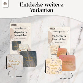 Magnetische Lesezeichen (Leseclips) - 2 Stück