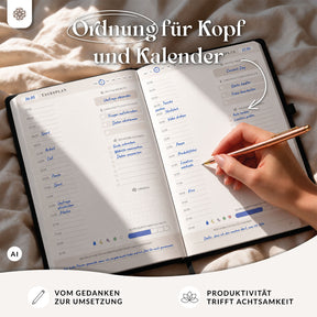 Produktivitätsplaner "FOKUS PLAN" - Undatiert DIN A5