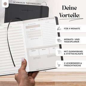Produktivitätsplaner "FOKUS PLAN" - Undatiert DIN A5