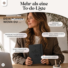 Produktivitätsplaner "FOKUS PLAN" - Undatiert DIN A5
