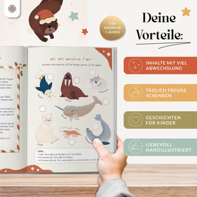 Adventskalenderbuch für Kinder - 24 Türchen