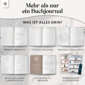 Buchjournal mit Poster