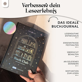 Buchjournal - Lesetagebuch zum Ausfüllen
