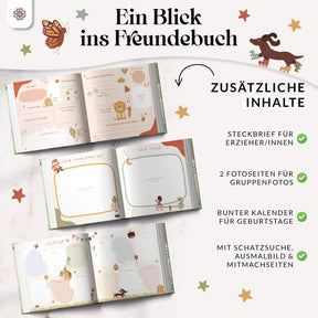 Freundebuch für Kindergartenkinder