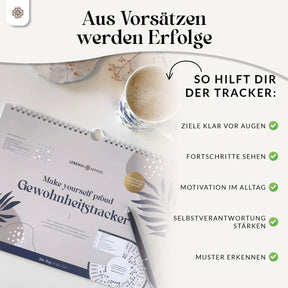 Gewohnheitstracker für 12 Monate - DIN A4 Habit Tracker
