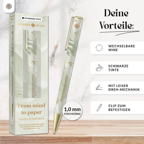 Kugelschreiber mit auswechselbarer Mine