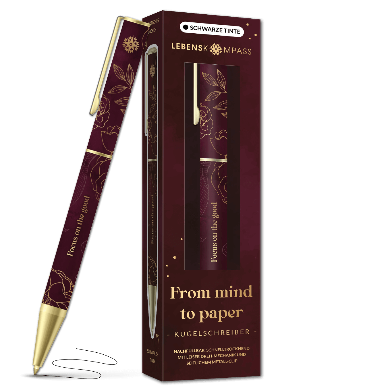 Kugelschreiber mit auswechselbarer Mine