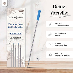 Kugelschreiber mit auswechselbarer Mine