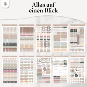 Sticker Set für Schule & Studium