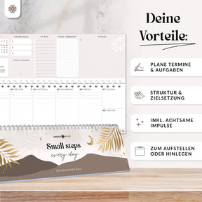 Tischkalender für 12 Monate