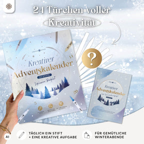 Kreativer Adventskalender mit 24 Stiften