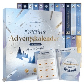 Kreativer Adventskalender mit 24 Stiften
