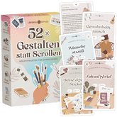 Kreativkarten für Erwachsene - 52 Bastelaufgaben
