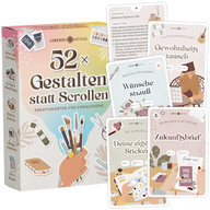 Kreativkarten für Erwachsene - 52 Bastelaufgaben