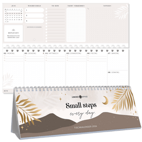 Tischkalender für 12 Monate