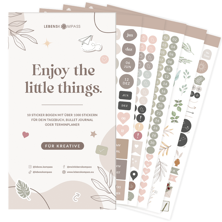 Sticker Set für Kalender & Bullet Journaling