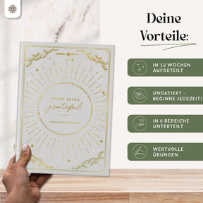 Dankbarkeitstagebuch - Das 12 Wochen Tagebuch