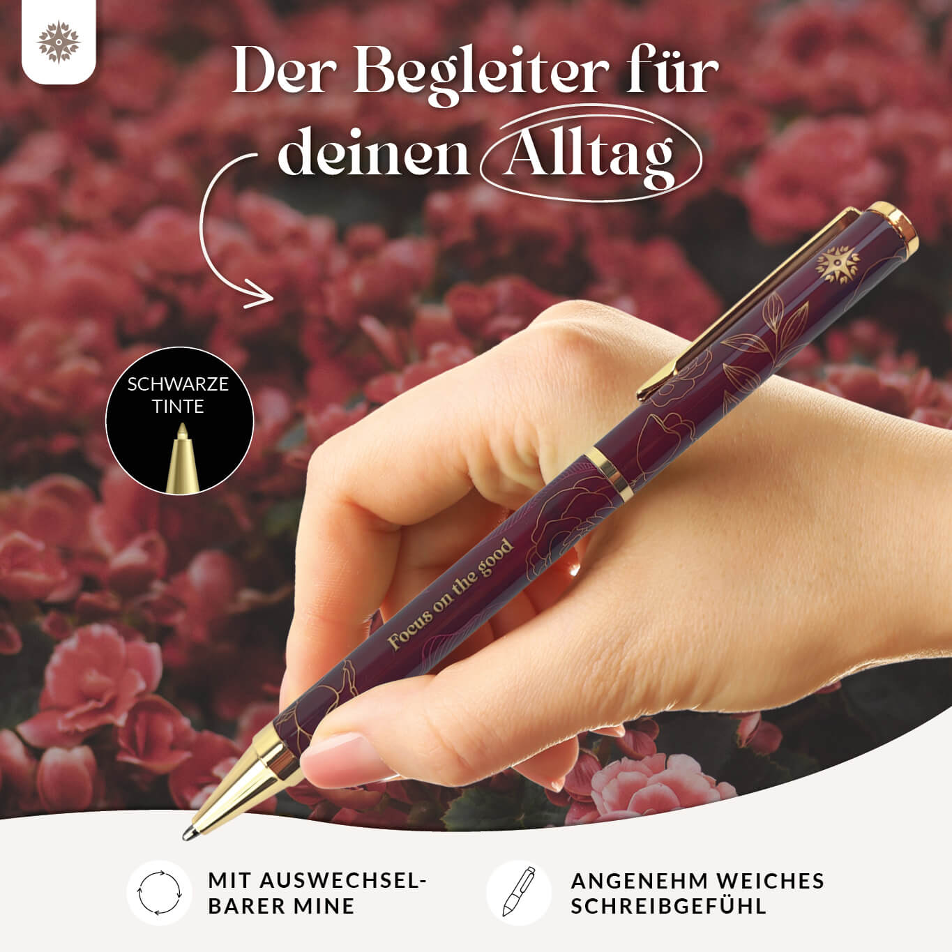 #stil_rosenblatt schwarze tinte