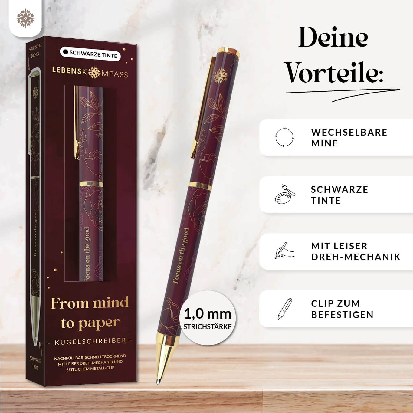 #stil_rosenblatt schwarze tinte