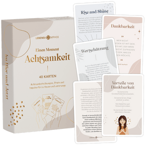 Achtsamkeitskarten - Set mit 40 Karten