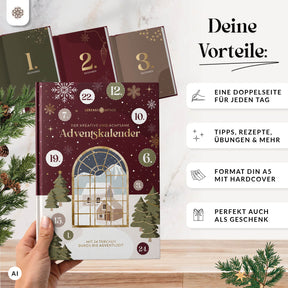 Adventskalenderbuch für Erwachsene - 24 Türchen