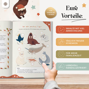 Adventskalenderbuch für Kinder - 24 Türchen