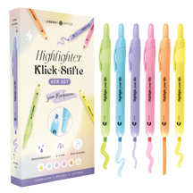 Textmarker Stifte - 6er Set Highlighter