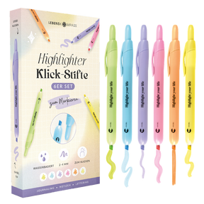 Textmarker Stifte - 6er Set Highlighter