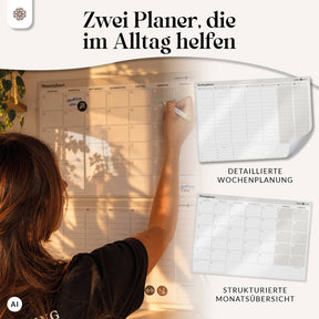 FlexiPlan® - Selbsthaftender Wandplaner