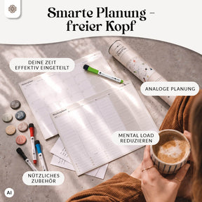 FlexiPlan® - Selbsthaftender Wandplaner