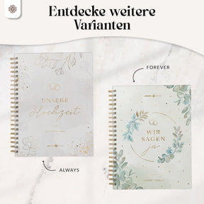 Hochzeitsplaner mit Poster