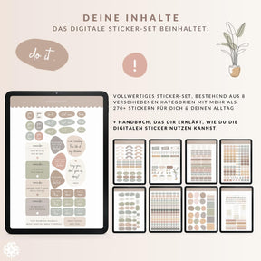 Digitales Sticker-Set - PDF mit Hyperlinks