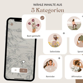 Reminder App 2.0 - Über 1000+ Sprüche & Affirmationen