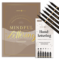 "Handlettering Starter"-Set (Buch + Stifte)